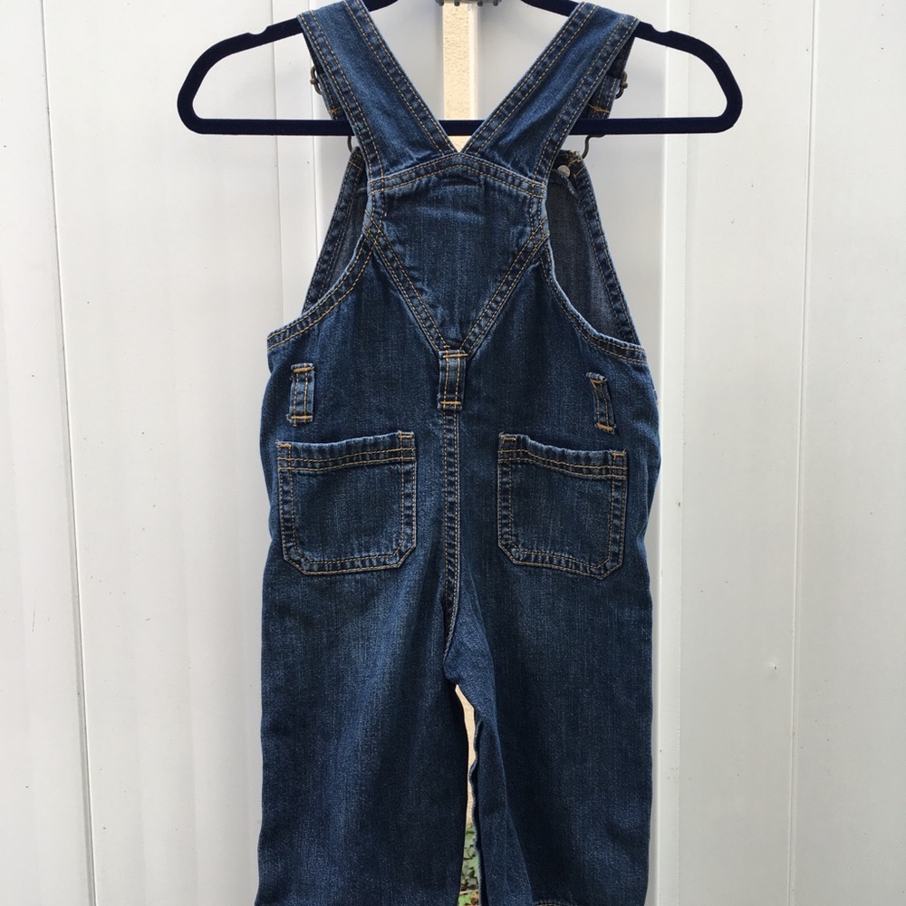 Old Navy Jean Overalls Size 12-18 - Picture 2 of 7
